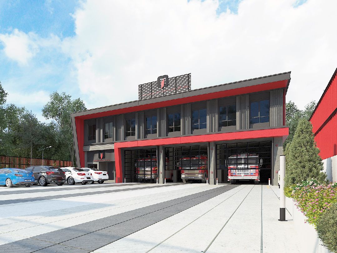 تصميم محطة الإطفاء المركزية في بابلسر