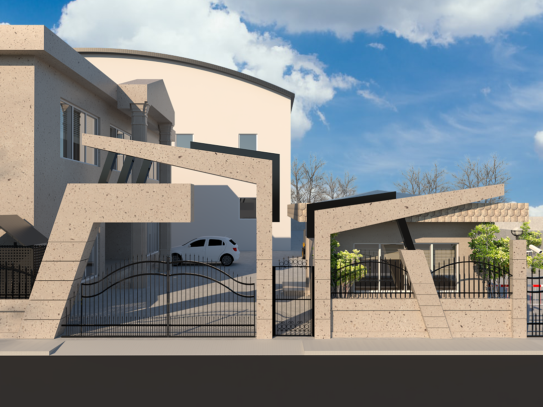 مشروع تصميم وتنفيذ بوابة دخول داروساحل