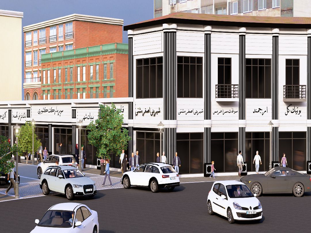 توحيد اللوحات التجارية والواجهات العمرانية شارع رجائي - بابلسر