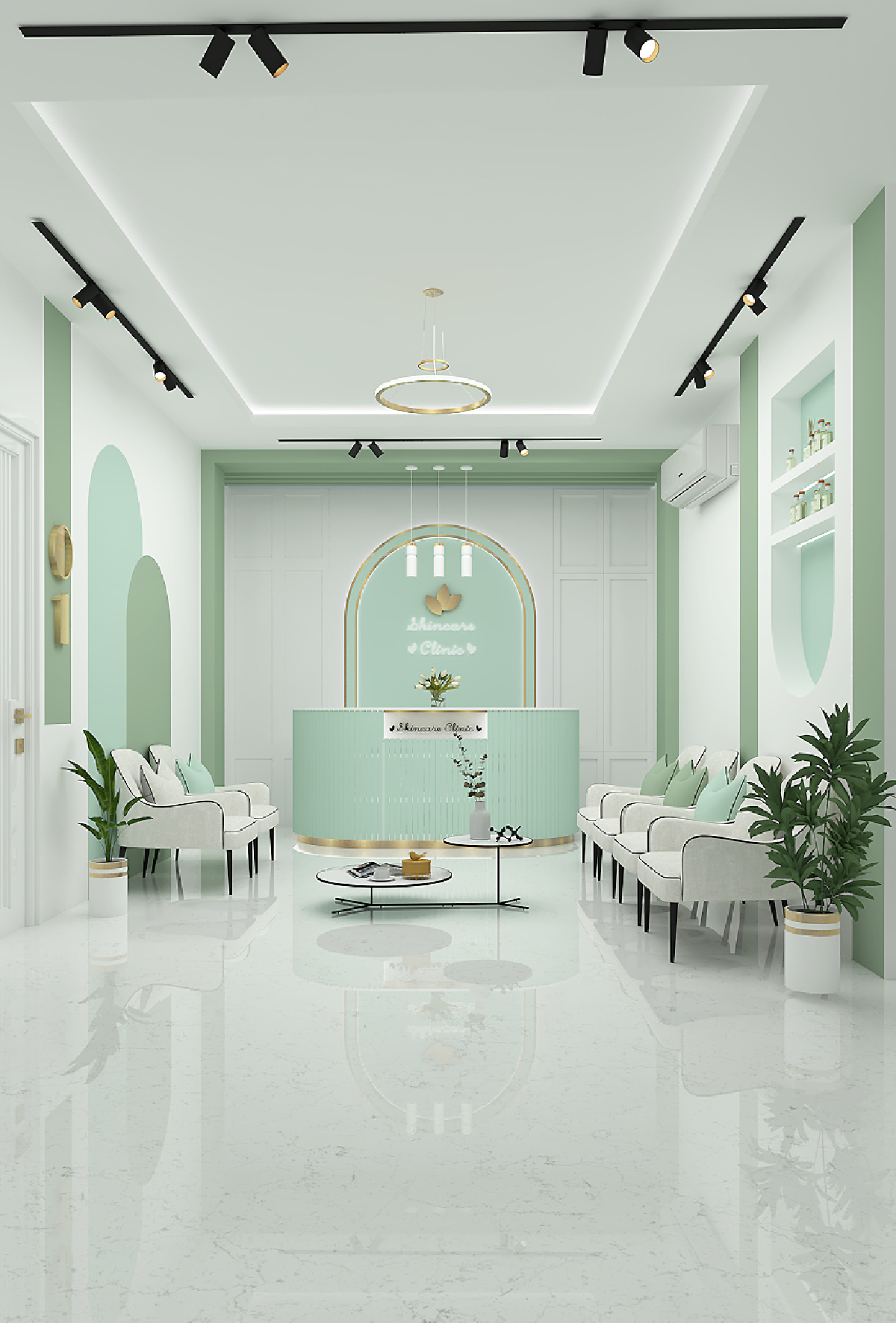 طراحی داخلی کلینیک زیبایی