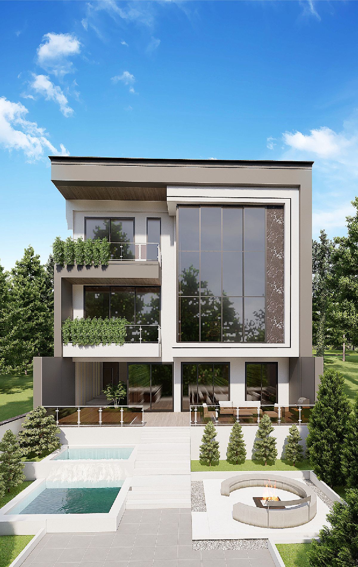 طراحی و اجرای پروژه لوکس ویلایی