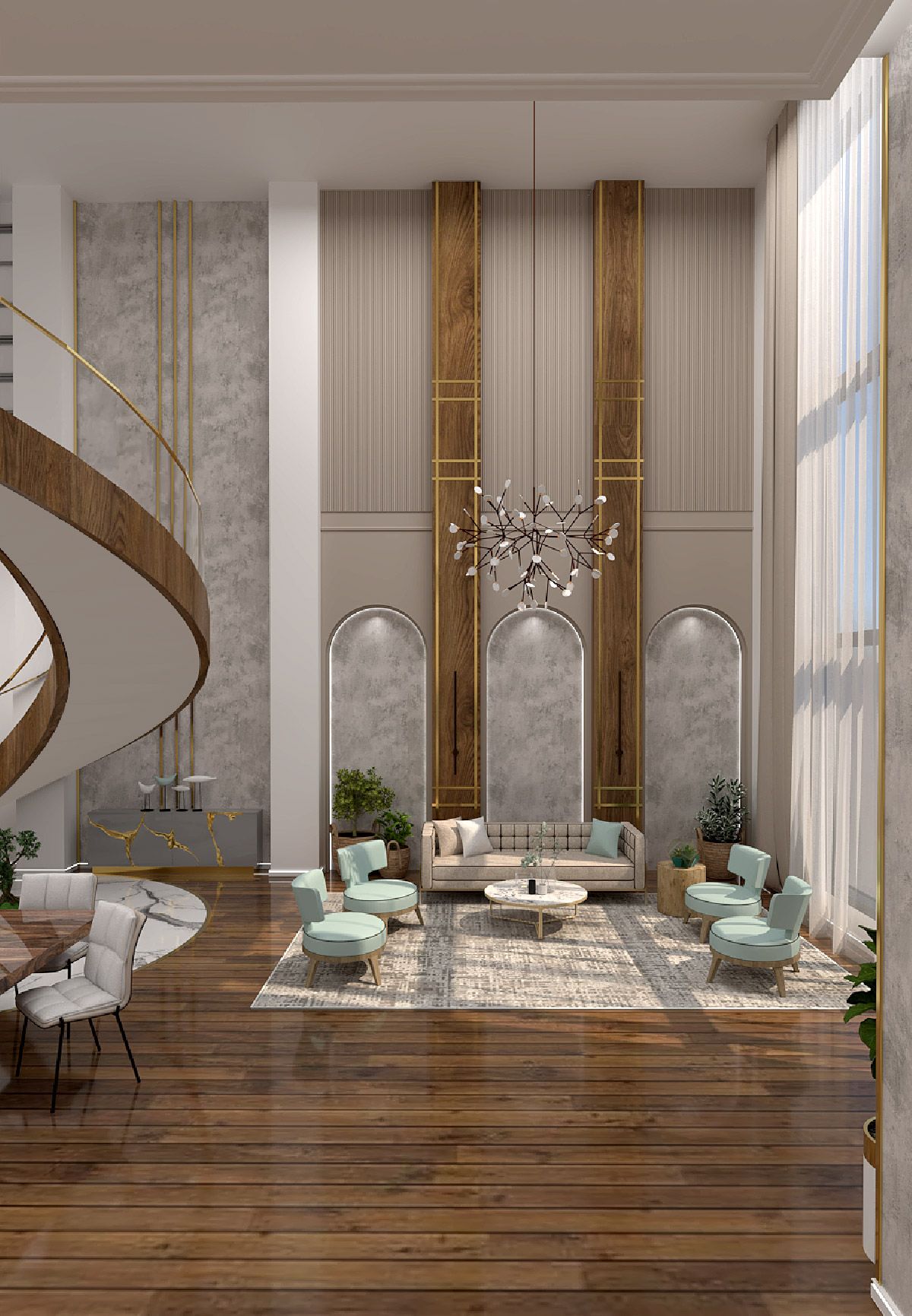 طراحی داخلی ویلایی