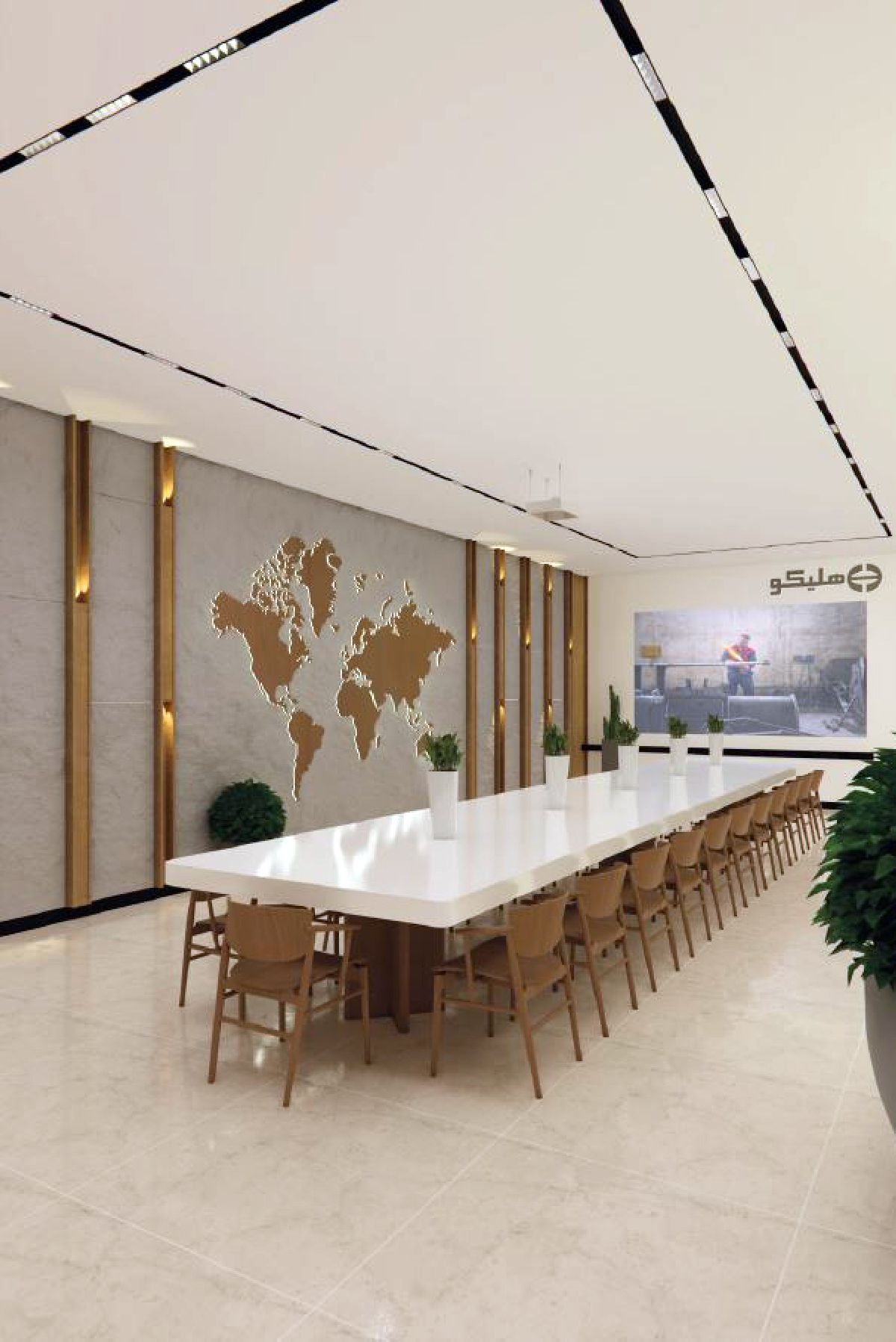 سالن غذاخوری کارخانه هلیکو