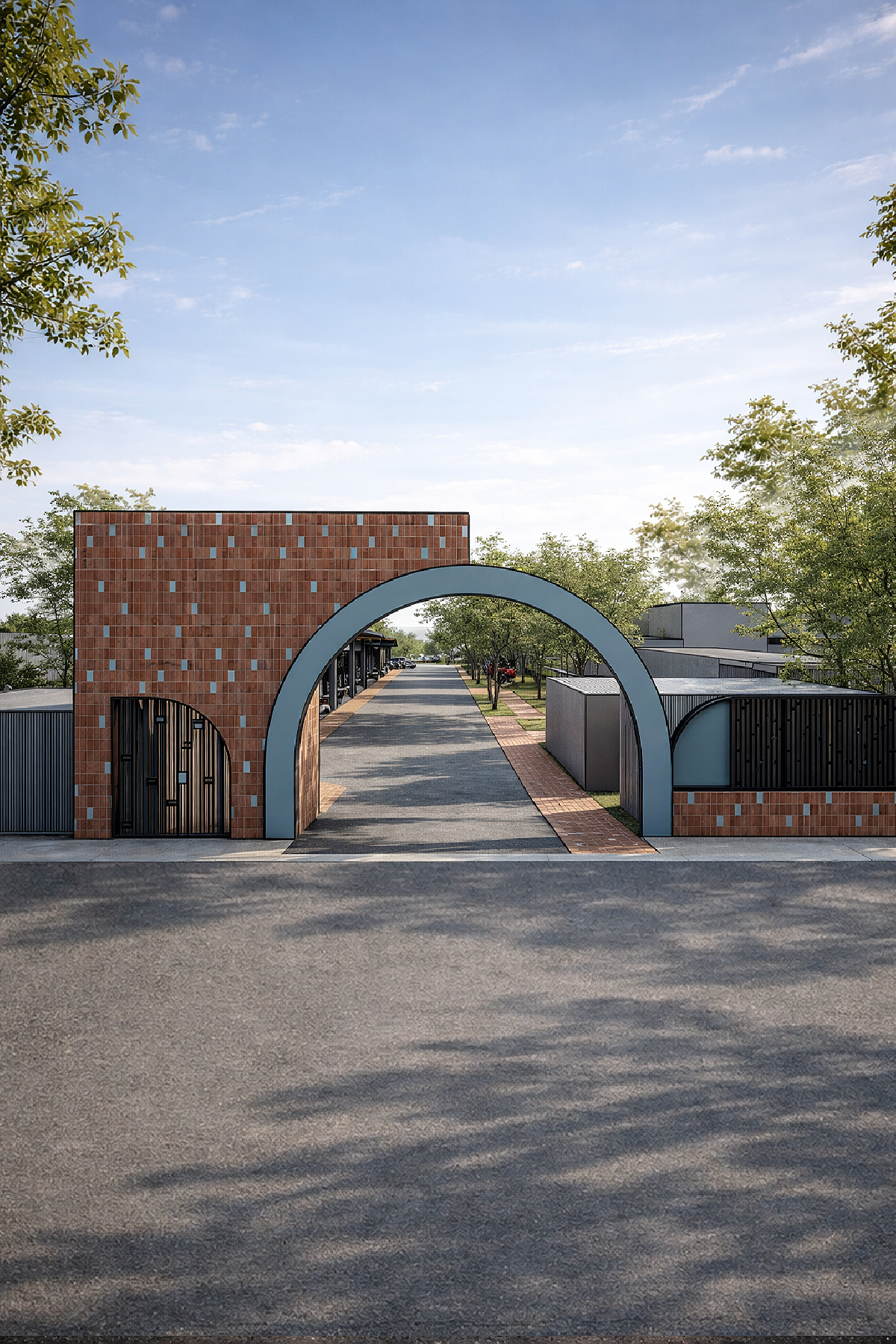 Landscape design of the Babolsar Water Authority Complex